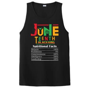 Nutritional Facts Juneteenth 1865 Black King PosiCharge Competitor Tank