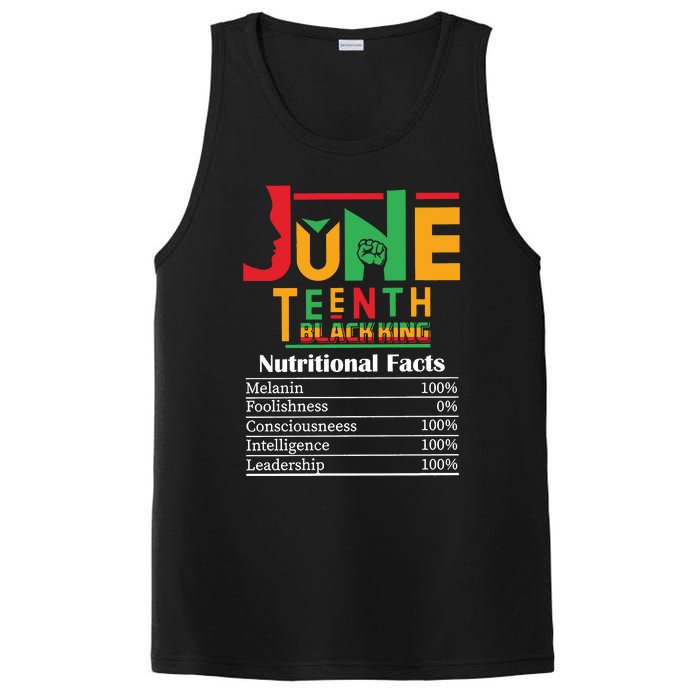 Nutritional Facts Juneteenth 1865 Black King PosiCharge Competitor Tank