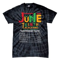 Nutritional Facts Juneteenth 1865 Black King Tie-Dye T-Shirt