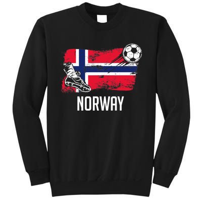 Norway Flag Jersey Norwegian Soccer Team Norwegian Premium Sweatshirt