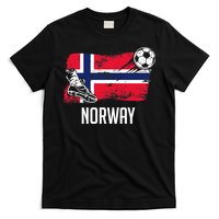 Norway Flag Jersey Norwegian Soccer Team Norwegian Premium T-Shirt