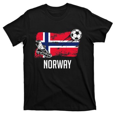 Norway Flag Jersey Norwegian Soccer Team Norwegian Premium T-Shirt