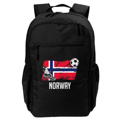 Norway Flag Jersey Norwegian Soccer Team Norwegian Premium Backpack
