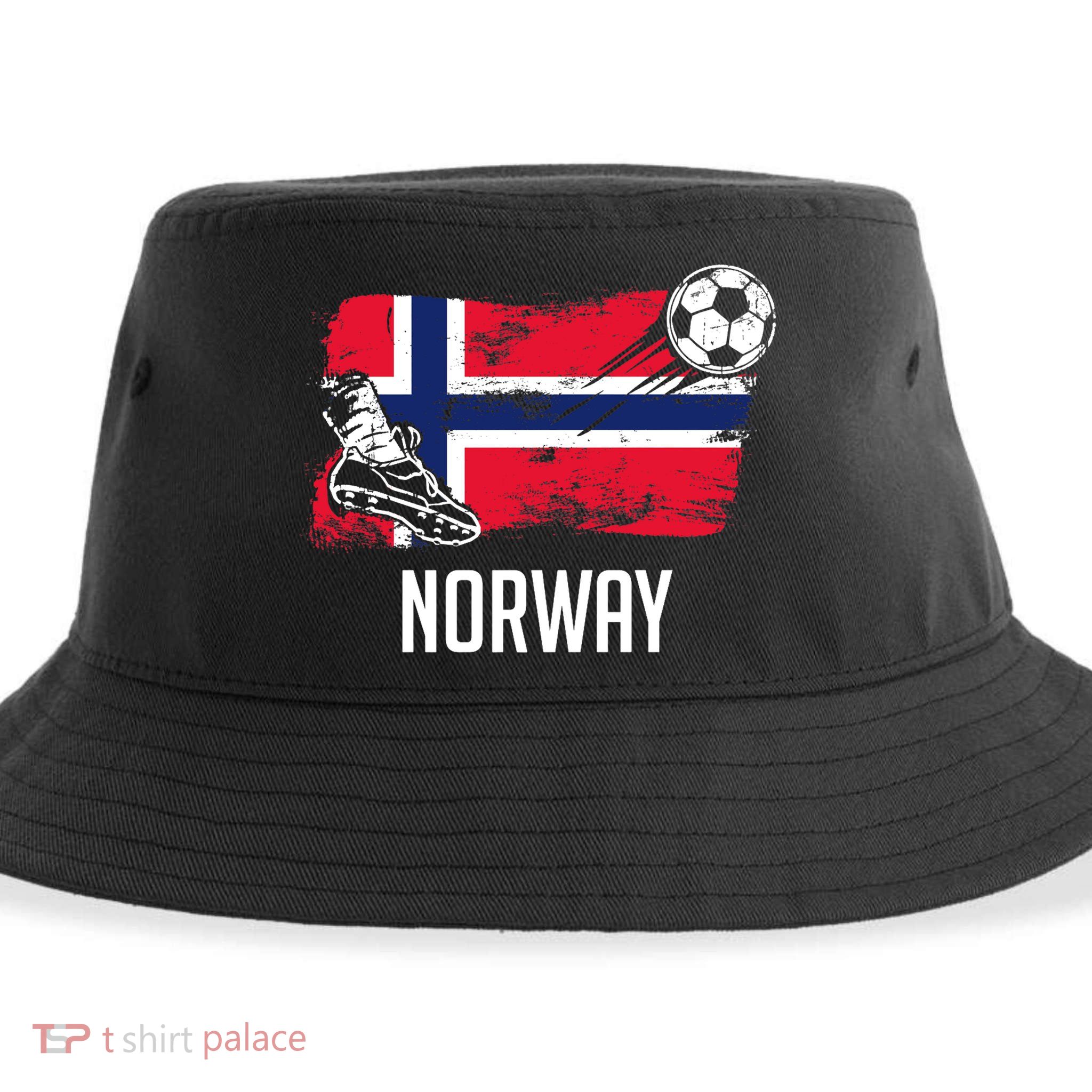 Norway Flag Jersey Norwegian Soccer Team Norwegian Premium Sustainable Bucket Hat