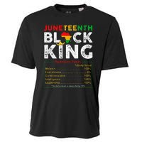 Nutritional Facts Juneteenth 1865 Black King Black Queen Cooling Performance Crew T-Shirt