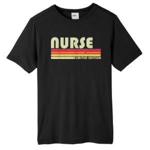 NURSE Funny Job Title Profession Birthday Worker Idea Tall Fusion ChromaSoft Performance T-Shirt