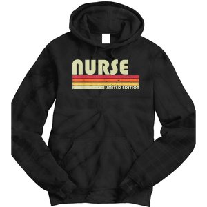 NURSE Funny Job Title Profession Birthday Worker Idea Tie Dye Hoodie