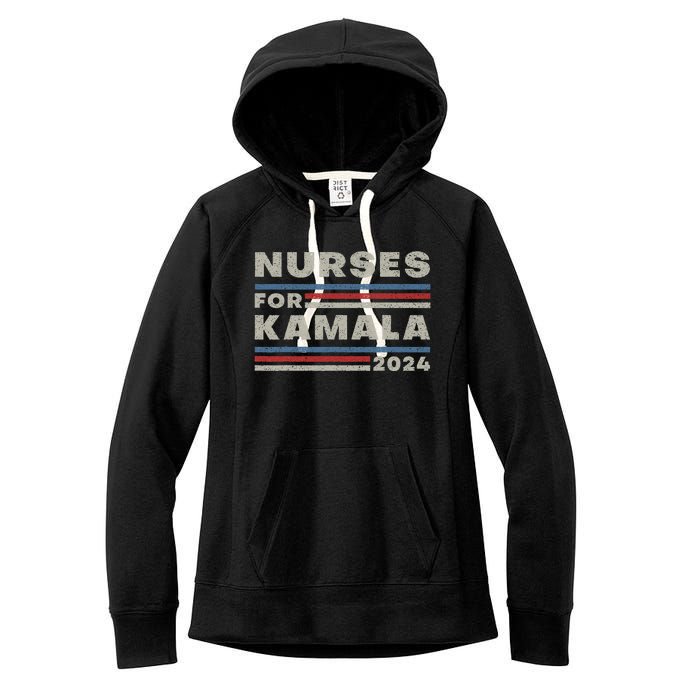 Nurses For Kamala 2024 Harris For President 2024 Election Women's Fleece Hoodie