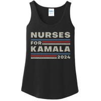 Nurses For Kamala 2024 Harris For President 2024 Election Ladies Essential Tank