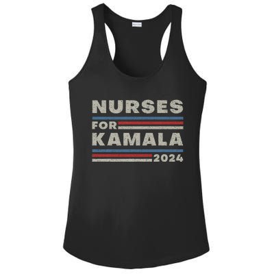 Nurses For Kamala 2024 Harris For President 2024 Election Ladies PosiCharge Competitor Racerback Tank