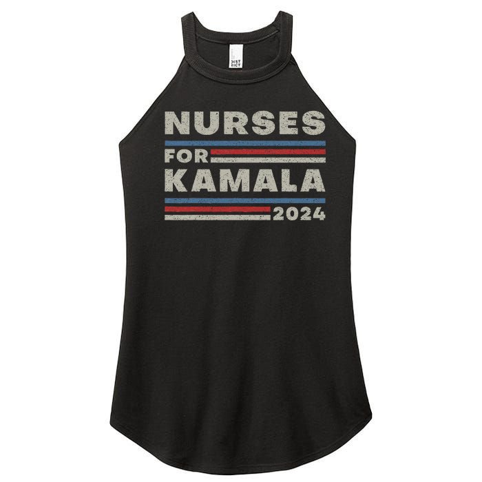 Nurses For Kamala 2024 Harris For President 2024 Election Women's Perfect Tri Rocker Tank