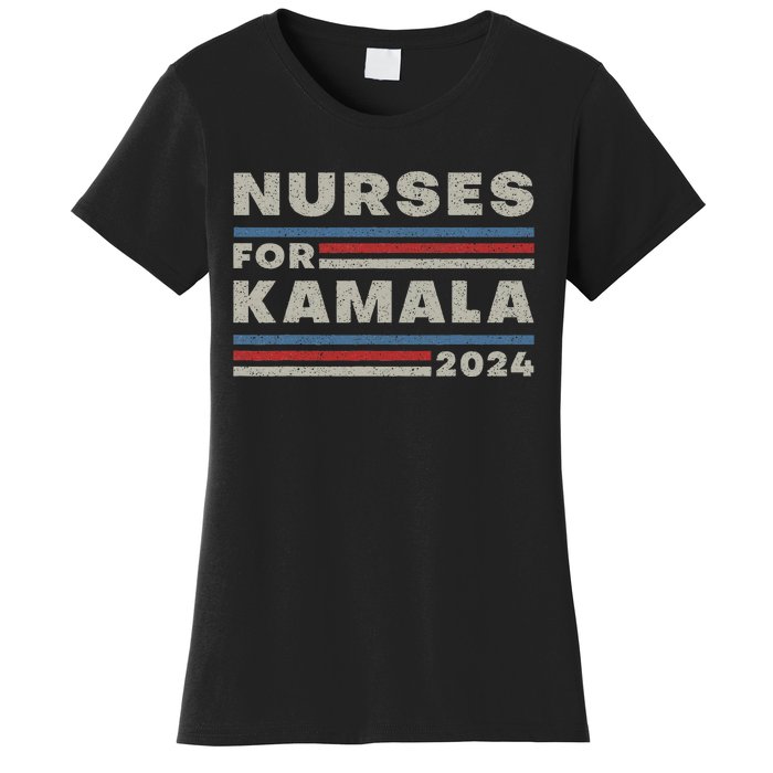 Nurses For Kamala 2024 Harris For President 2024 Election Women's T-Shirt