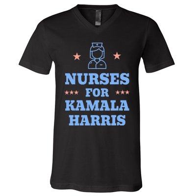 Nurse For Kamala Harris 2024 Progress Breaking Barriers V-Neck T-Shirt