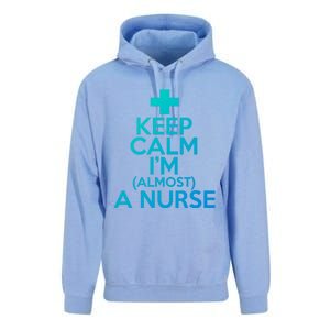 Nurse Funny Keep Calm Im Almost A Nurse Great Gift Unisex Surf Hoodie