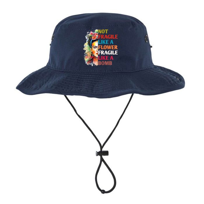 Not Fragile Like A Flower Fragile Like A Bomb Legacy Cool Fit Booney Bucket Hat