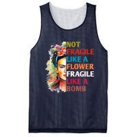 Not Fragile Like A Flower Fragile Like A Bomb Mesh Reversible Basketball Jersey Tank