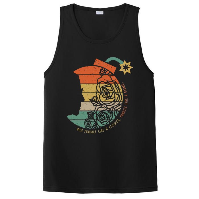 Not Fragile Like A Flower Fragile Like A Bomb RBG Ruth Bader PosiCharge Competitor Tank