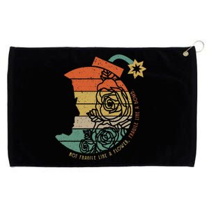 Not Fragile Like A Flower Fragile Like A Bomb RBG Ruth Bader Grommeted Golf Towel