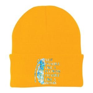 Not Fragile Like A Flower Fragile Like A Bomb Equality Pride Cool Gift Knit Cap Winter Beanie