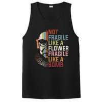 Not Fragile Like A Flower But A Bomb Ruth Bader RBG Feminist PosiCharge Competitor Tank