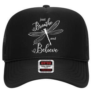 Not Fragile Like A Flower Fragile Like A Bomb For High Crown Mesh Back Trucker Hat