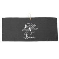Not Fragile Like A Flower Fragile Like A Bomb For Large Microfiber Waffle Golf Towel