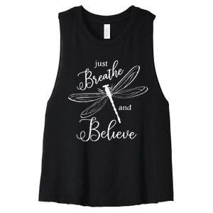 Not Fragile Like A Flower Fragile Like A Bomb For Women's Racerback Cropped Tank