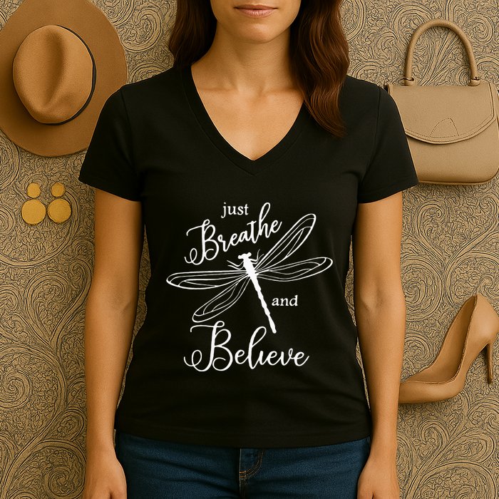 Not Fragile Like A Flower Fragile Like A Bomb For Women's V-Neck T-Shirt
