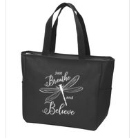 Not Fragile Like A Flower Fragile Like A Bomb For Zip Tote Bag