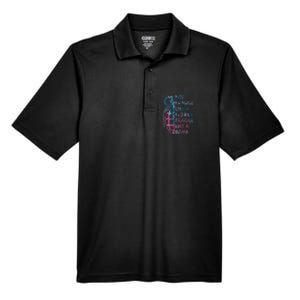 Not Fragile Like A Flower Fragile Like A Bomb Feminist Men's Origin Performance Pique Polo