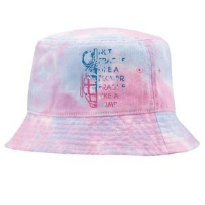 Not Fragile Like A Flower Fragile Like A Bomb Feminist Tie-Dyed Bucket Hat