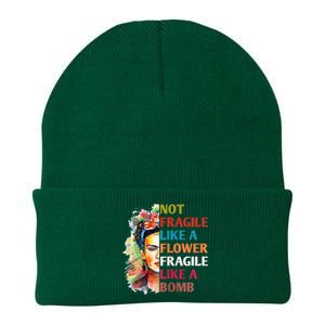 Not Fragile Like A Flower Fragile Like A Bomb For Knit Cap Winter Beanie