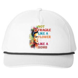 Not Fragile Like A Flower Fragile Like A Bomb For Snapback Five-Panel Rope Hat