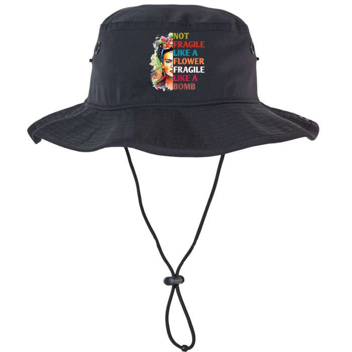 Not Fragile Like A Flower Fragile Like A Bomb For Legacy Cool Fit Booney Bucket Hat