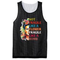 Not Fragile Like A Flower Fragile Like A Bomb For Mesh Reversible Basketball Jersey Tank