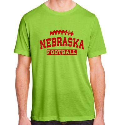 Nebraska Football Lace Logo Adult ChromaSoft Performance T-Shirt