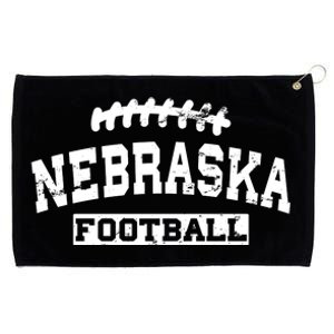 Nebraska Football Lace Logo Grommeted Golf Towel