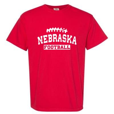 Nebraska Football Lace Logo Garment-Dyed Heavyweight T-Shirt