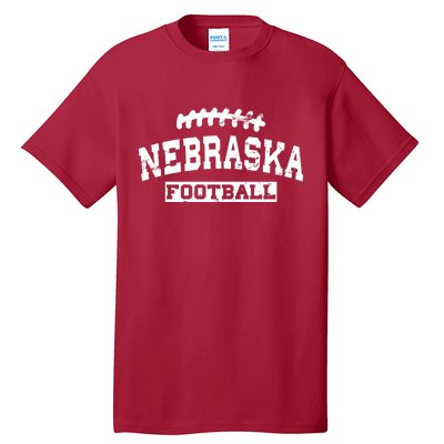 Nebraska Football Lace Logo Tall T-Shirt