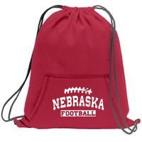 Nebraska Football Lace Logo Sweatshirt Cinch Pack Bag