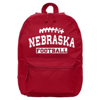 Nebraska Football Lace Logo 16 in Basic Backpack