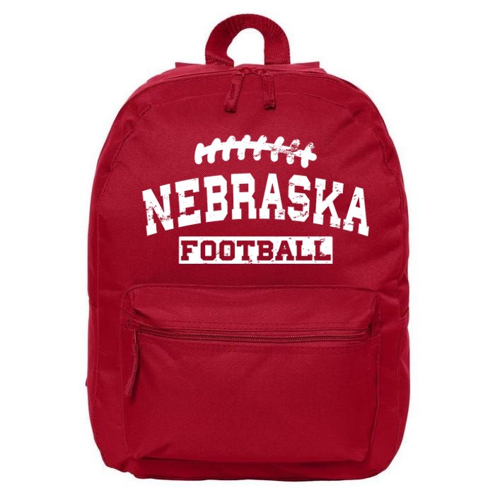 Nebraska Football Lace Logo 16 in Basic Backpack