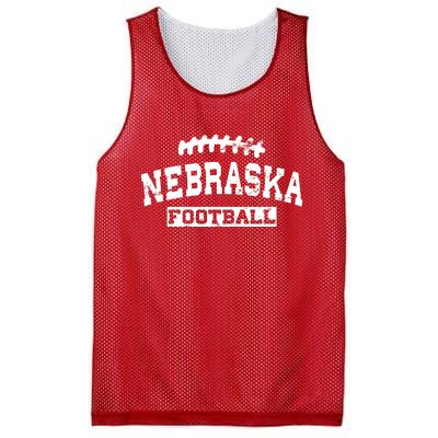 Nebraska Football Lace Logo Mesh Reversible Basketball Jersey Tank