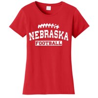 Nebraska Football Lace Logo Women's T-Shirt