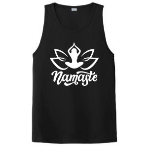 Namaste Flower Lotus Yoga Cute Gift PosiCharge Competitor Tank