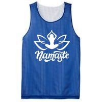 Namaste Flower Lotus Yoga Cute Gift Mesh Reversible Basketball Jersey Tank