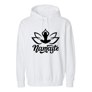 Namaste Flower Lotus Yoga Cute Gift Garment-Dyed Fleece Hoodie