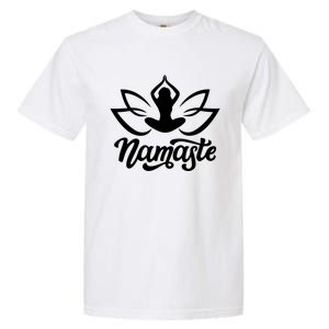 Namaste Flower Lotus Yoga Cute Gift Garment-Dyed Heavyweight T-Shirt