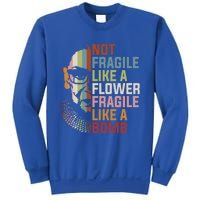 Not Fragile Like A Flower But A Bomb Ruth Bader Rbg Feminist Gift Sweatshirt