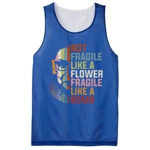 Not Fragile Like A Flower But A Bomb Ruth Bader Rbg Feminist Gift Mesh Reversible Basketball Jersey Tank